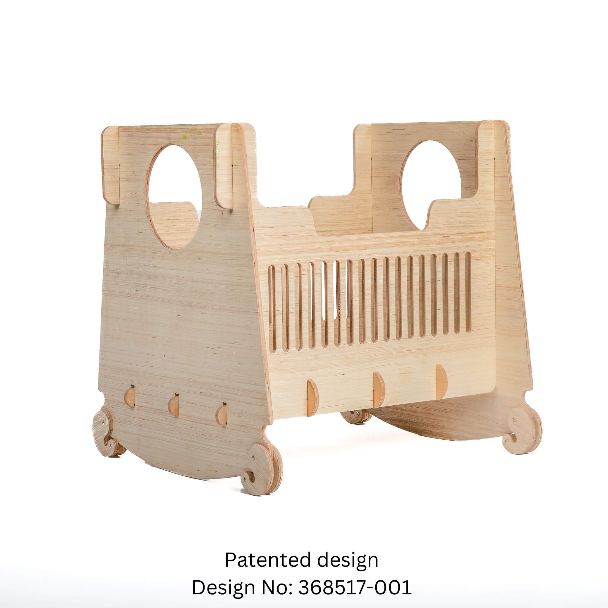 Buy Wooden Cradle With Locking Mechanism WoodBee Toys